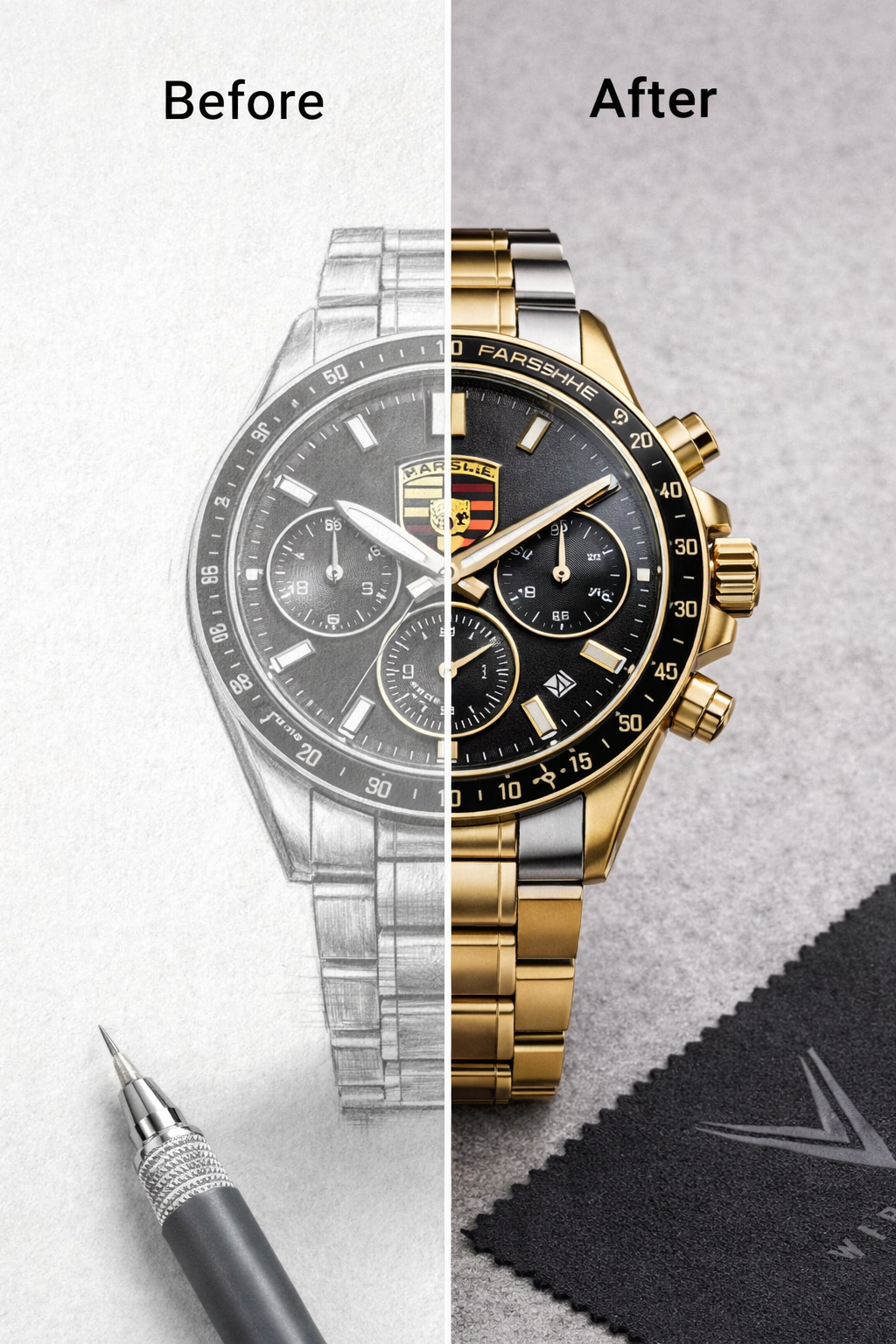 Before after watch